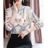 blouse wanita  lengan panjang import T9012