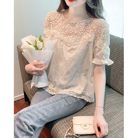 blouse  wanita korea import T8943