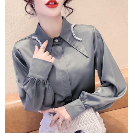 atasan kemeja wanita korea T7631