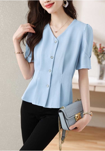 blouse  wanita korea import T9013