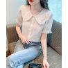 Kemeja lengan pendek wanita korea import T9033