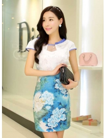 dress wanita import D2743