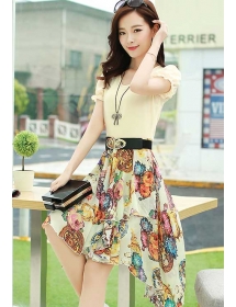 dress chiffon D2746