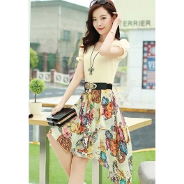 dress chiffon D2746