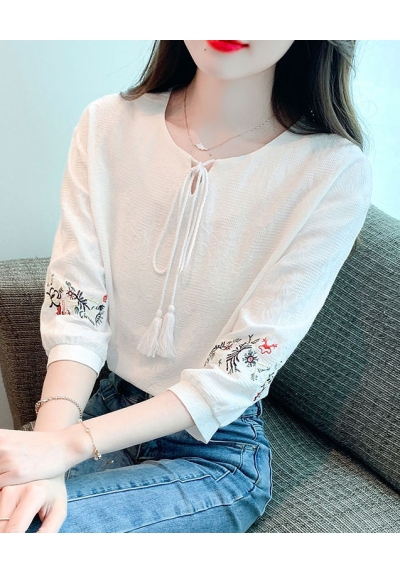 blouse wanita korea import T9045
