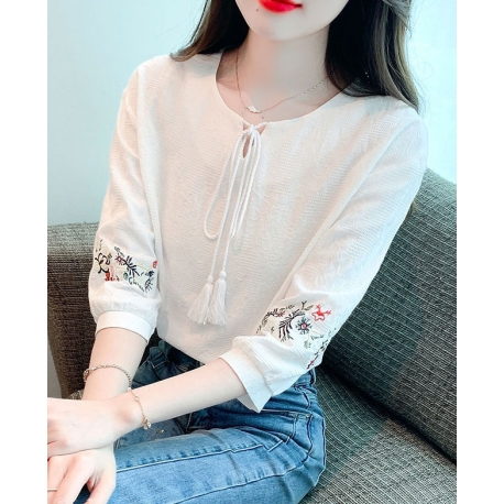 blouse wanita korea import T9045