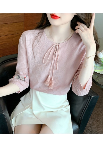 blouse wanita korea import T9046