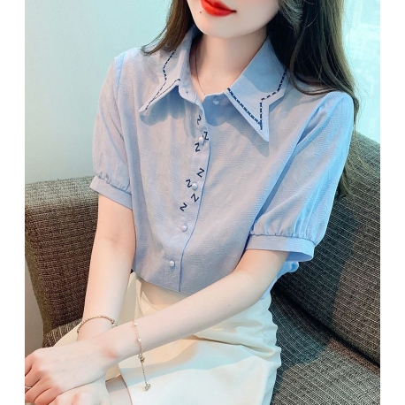 kemeja wanita korea import T9048