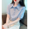 kemeja wanita korea import T9049