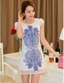 dress wanita import D2760