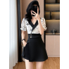 setelan  wanita korea import D8632