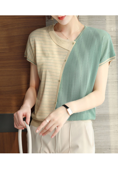 blouse rajut wanita korea import T9058