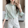 kemeja wanita korea import T9064