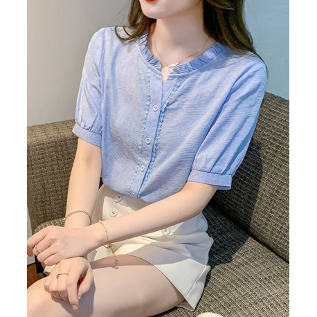 blouse wanita korea import T9046