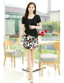 dress chiffon import D2773