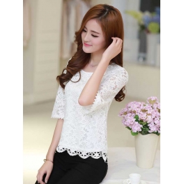 blouse brukat import T2599