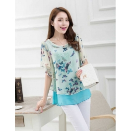 blouse chiffon import T2600