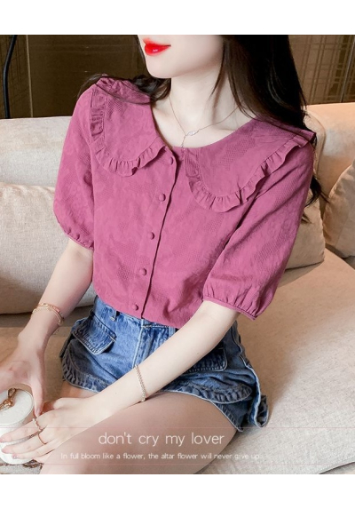 kemeja wanita korea kerah sailor  T9078
