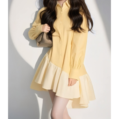 dress wanita korea import D8640