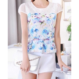 blouse wanita korea T2613