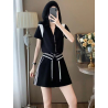 setelan  wanita korea import D8646