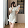 setelan  cheongsam wanita korea import D8649