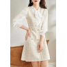 dress wanita korea import D8650