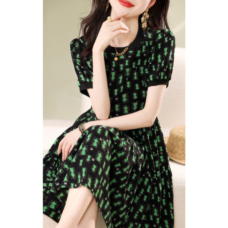 dress wanita korea import D8645