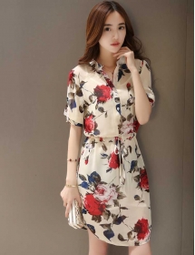 dress wanita korea D2779