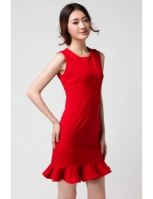 dress wanita korea D2782