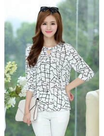 blouse wanita korea T2637