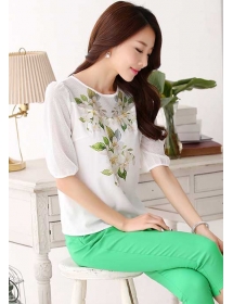 blouse wanita korea T2640