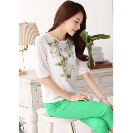 blouse wanita korea T2640