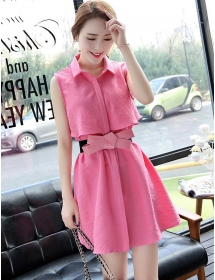 dress wanita korea D2799