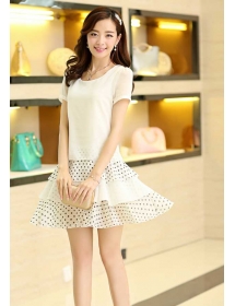 dress chiffon import D2821