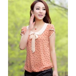 blouse chiffon import T2689