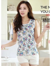 tanktop motif bunga T2700