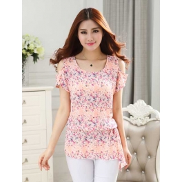 blouse chiffon import T2708