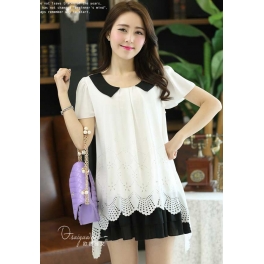 dress chiffon import D2840