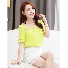 blouse chiffon korea T2767