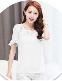 blouse chiffon korea T2768