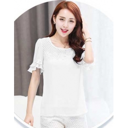 blouse chiffon korea T2768