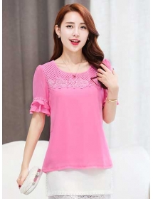 blouse chiffon korea T2769