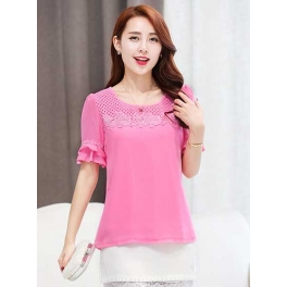 blouse chiffon korea T2769