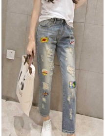 celana jeans sobek T2826