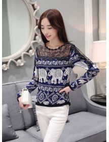 blouse lengan panjang T2828