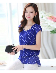 blouse chiffon import T2836