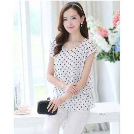 blouse chiffon import T2838