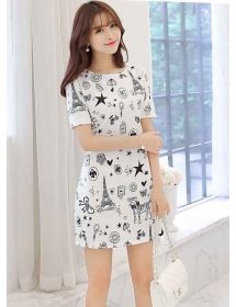 dress wanita import D2943