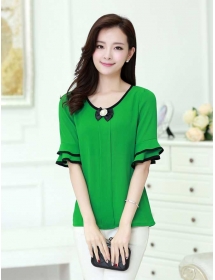 blouse chiffon import T2846